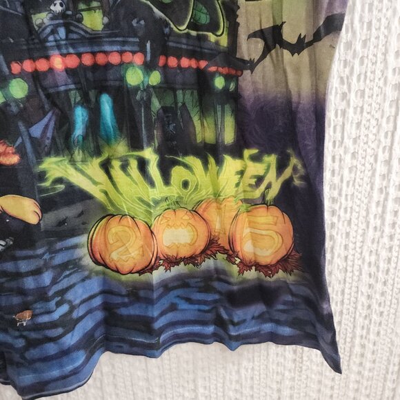 Disney Parks Halloween Minnie Witch Vampire Mickey Mouse Shirt Size Large - Picture 4 of 11